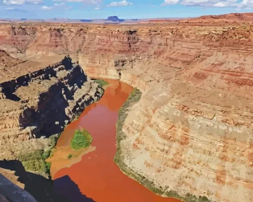 Colorado River Paint By Numbers