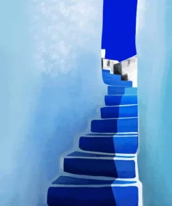 Stairs In Greece Paint By Numbers