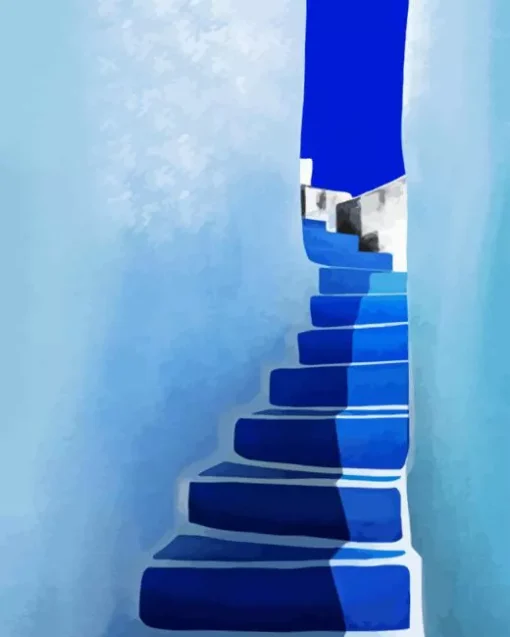 Stairs In Greece Paint By Numbers