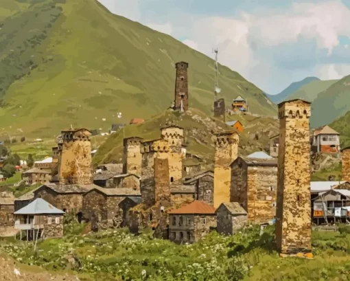 Svaneti Paint By Numbers