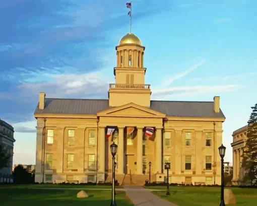 University Of Iowa Paint By Numbers