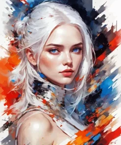 Abstract Woman Paint By Numbers