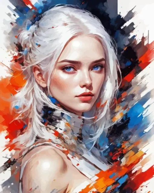 Abstract Woman Paint By Numbers