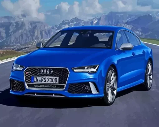 Audi RS7 Paint By Numbers
