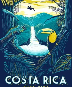 Costa Rica Paint By Numbers