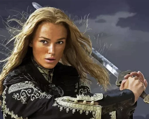 Beautiful Elizabeth Swann Paint By Numbers