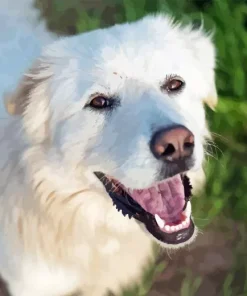 Cute Herding Dog Paint By Numbers
