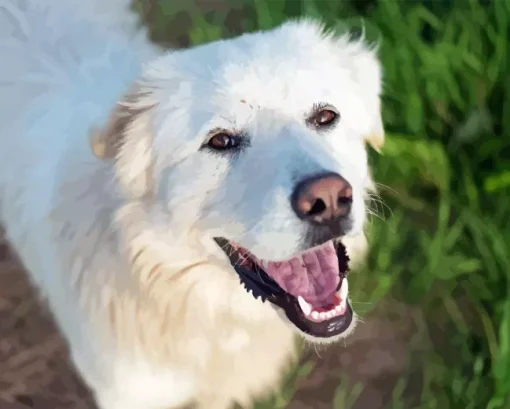 Cute Herding Dog Paint By Numbers