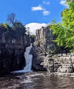 High Force Waterfall Paint By Numbers