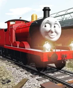 James The Red Engine Paint By Numbers