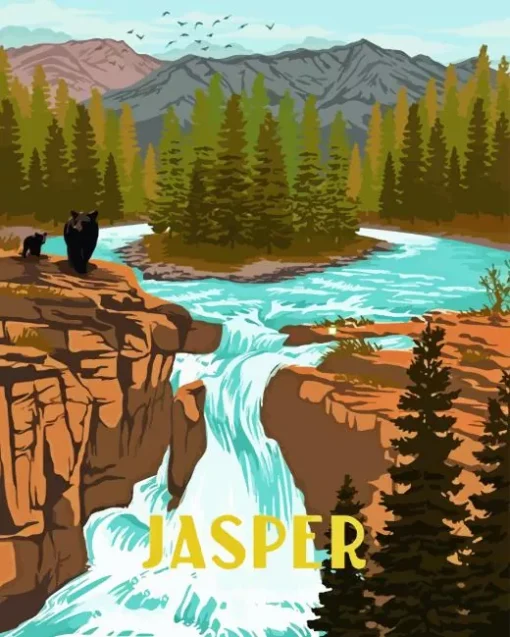 Jasper National Park Paint By Numbers