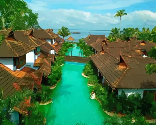 Kerala India Paint By Numbers