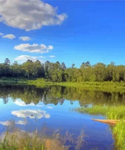 Lake Itasca Paint By Numbers