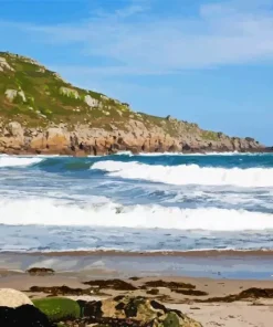 Amazing Lamorna Cove Paint By Numbers