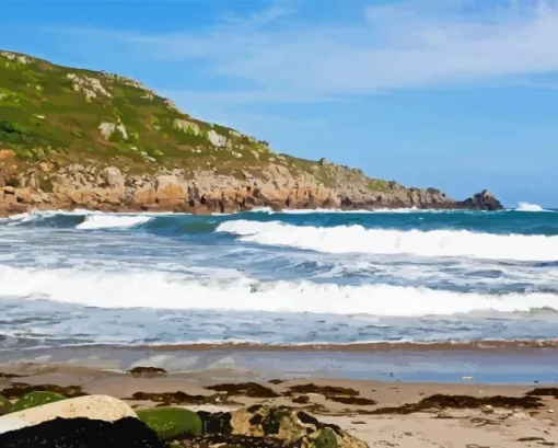 Amazing Lamorna Cove Paint By Numbers