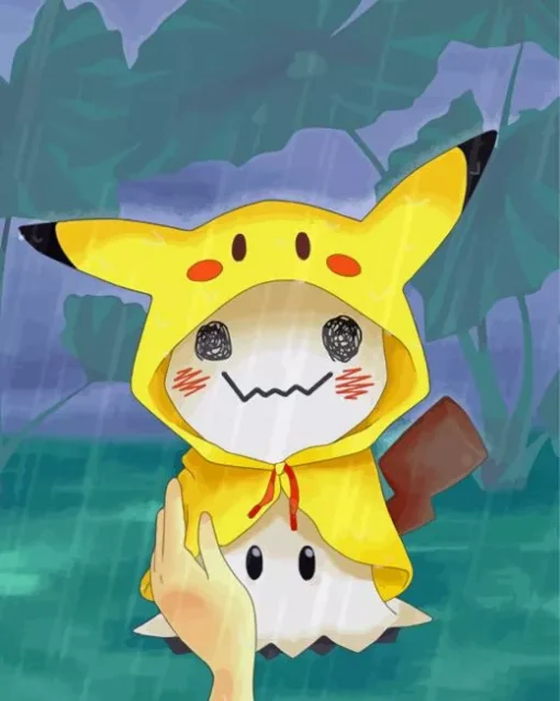 Mimikyu Paint By Numbers