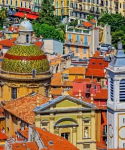 Nice Old Town Paint By Numbers