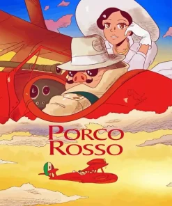 Porco Rosso poster Paint By Numbers
