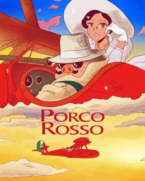 Porco Rosso poster Paint By Numbers