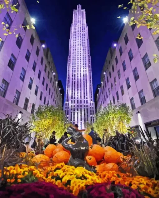 Rockefeller Centre Paint By Numbers