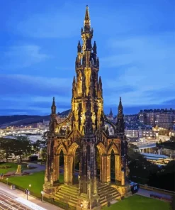 Scott Monument Paint By Numbers