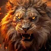 Angry Lion Paint By Numbers