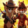 Chip And Dale Paint By Numbers