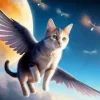 Flying Cat Paint By Numbers