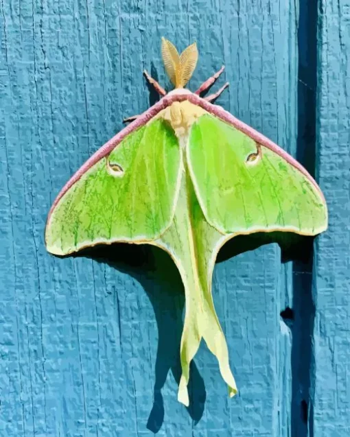Luna Moth Paint By Numbers