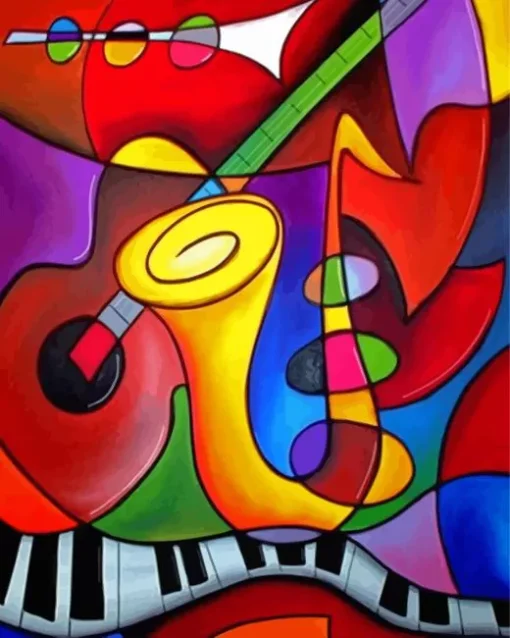 Musical Instrument Paint By Numbers