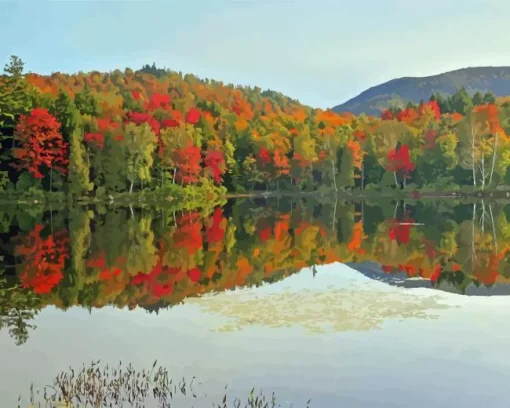 Adirondack Lake Paint By Numbers