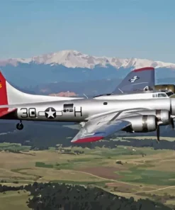 B17 Aluminum Overcast Paint By Numbers