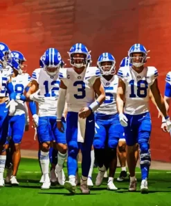 Byu Football Players Paint By Numbers