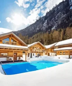 Cabin In Pitztal Paint By Numbers
