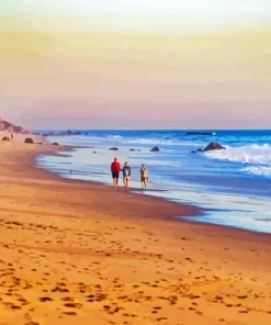 California Beach Paint By Numbers