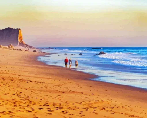 California Beach Paint By Numbers