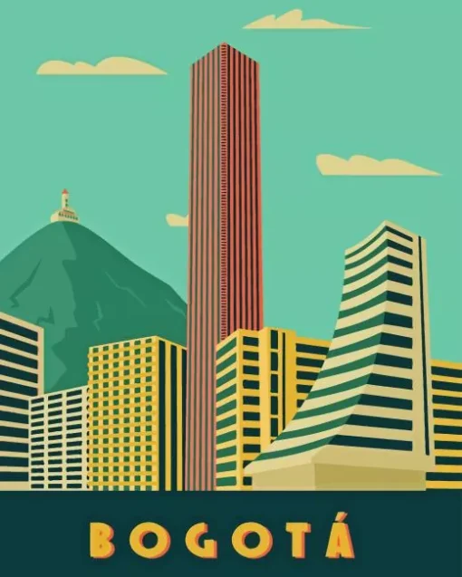 Colombia Bogota Paint By Numbers