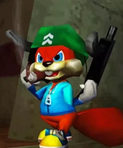 Conkers Bad Fur Day Paint By Numbers