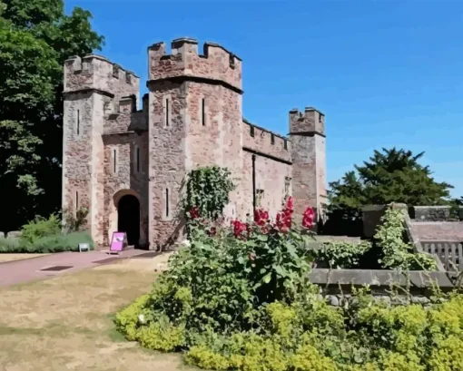 Historic Dunster Paint By Numbers