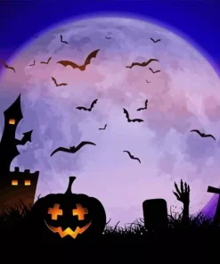Halloween Spooky Paint By Numbers