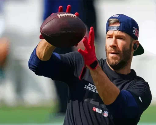Julian Edelman Paint By Numbers
