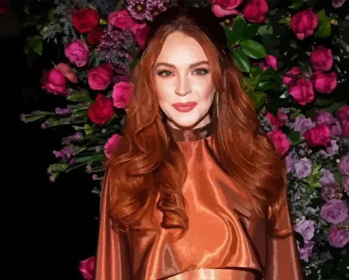 Lindsay Lohan Paint By Numbers