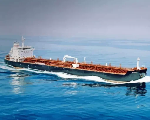 Ocean Tanker Paint By Numbers