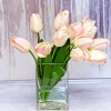 Pink Tulips Vase Paint By Numbers