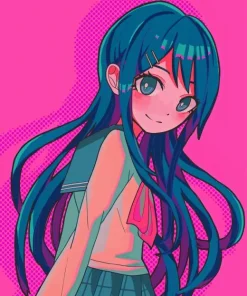 Cute Sayaka Maizono Paint By Numbers
