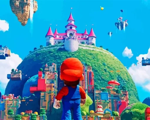 The Super Mario Bros Paint By Numbers