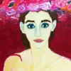 Lady In A Pink Hat Paint By Numbers