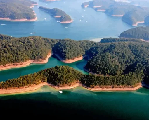 Relaxing Lake Cumberland Paint By Numbers