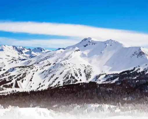 Mammoth Mountain Paint By Numbers