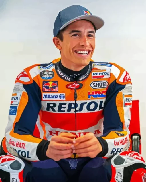 Cool Marc Marquez Paint By Numbers